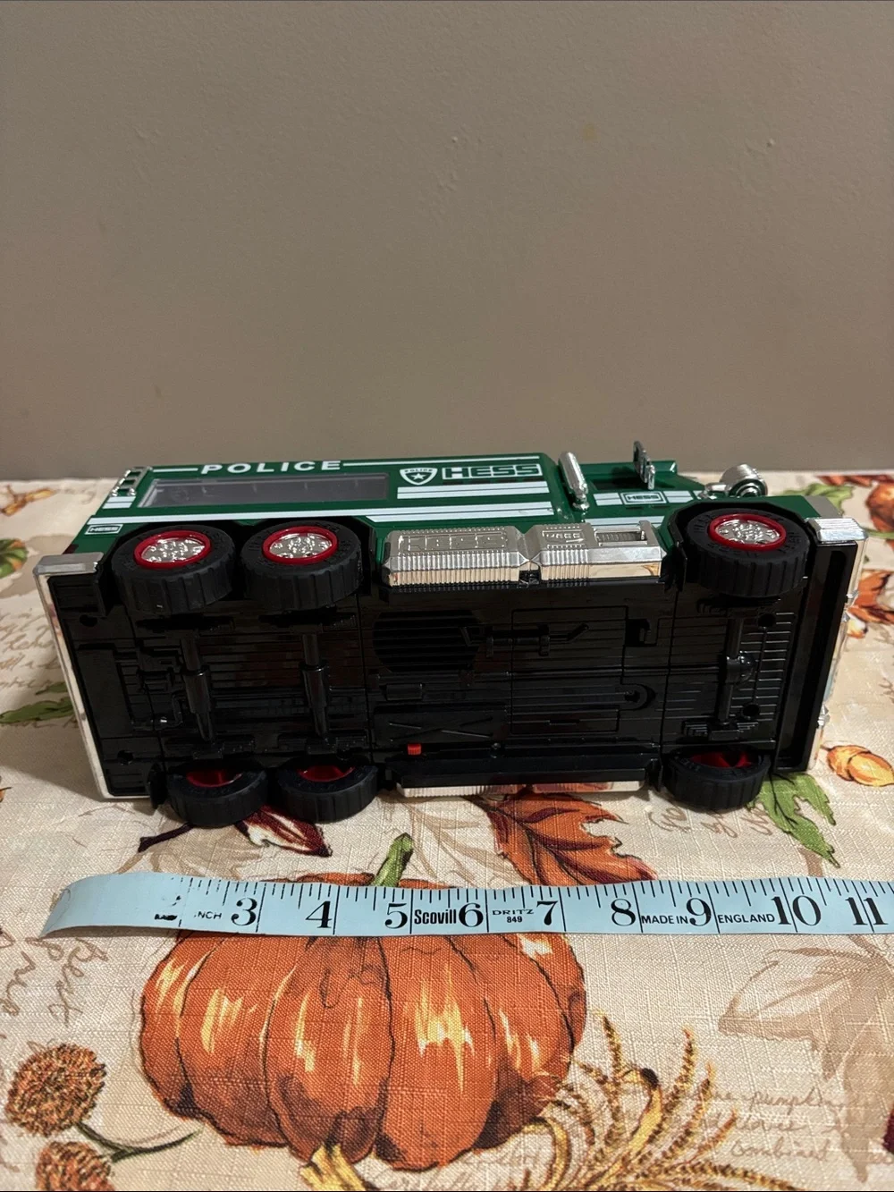 Green Police Toy Truck for Kids